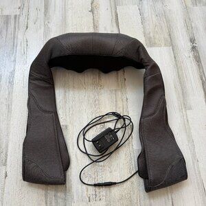 MagicMakers Electric Shiatsu Neck Massager w/ Heat Pain Relief for Back